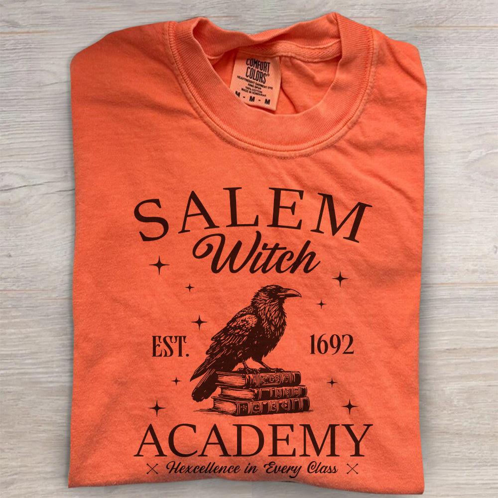 Salem Witch Academy Graphic Tee- Halloween Shirt
