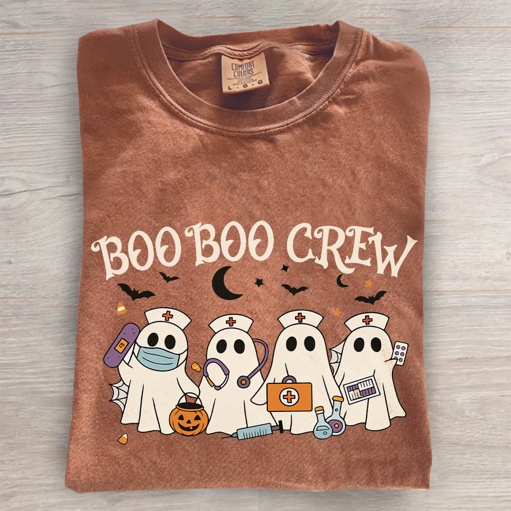 Halloween Nurse Shirt – Comfort Colors® Boo Boo Ghost Spooky Season Tee