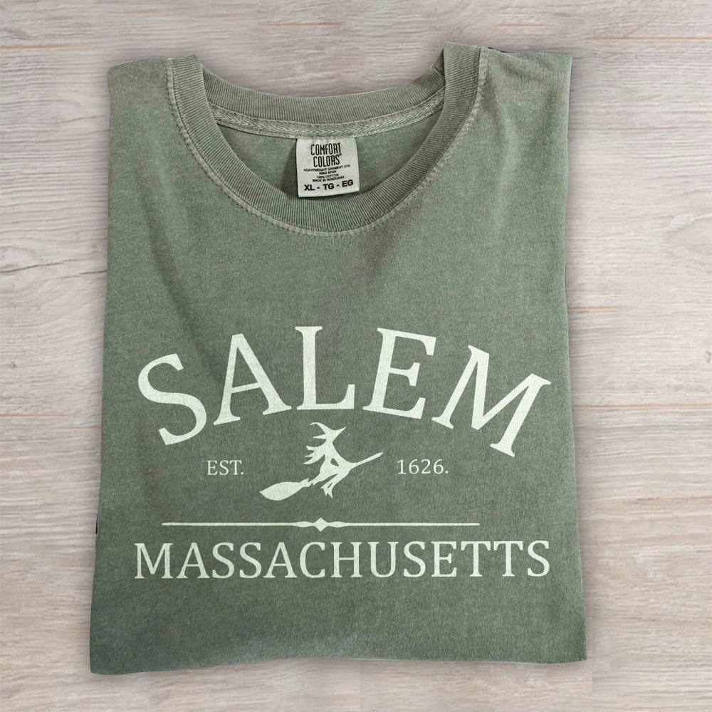 Salem Massachusetts Shirt – Vintage Witch City Tee