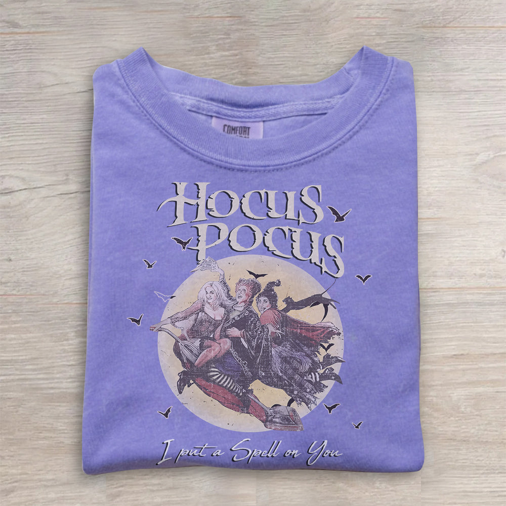 Hocus Pocus Halloween Shirt – Retro Comfort Colors Tee