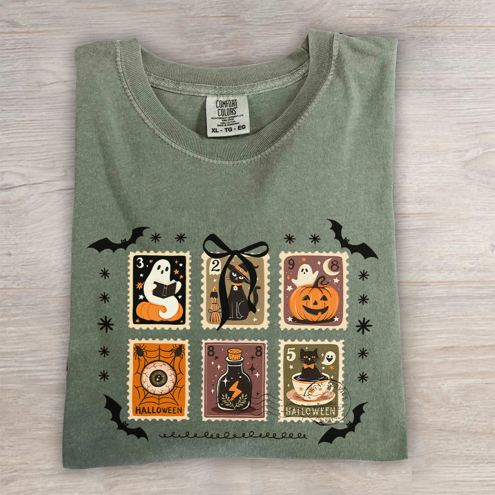 Retro Ghost Halloween Shirt – Comfort Colors® Fall Pumpkin Tee