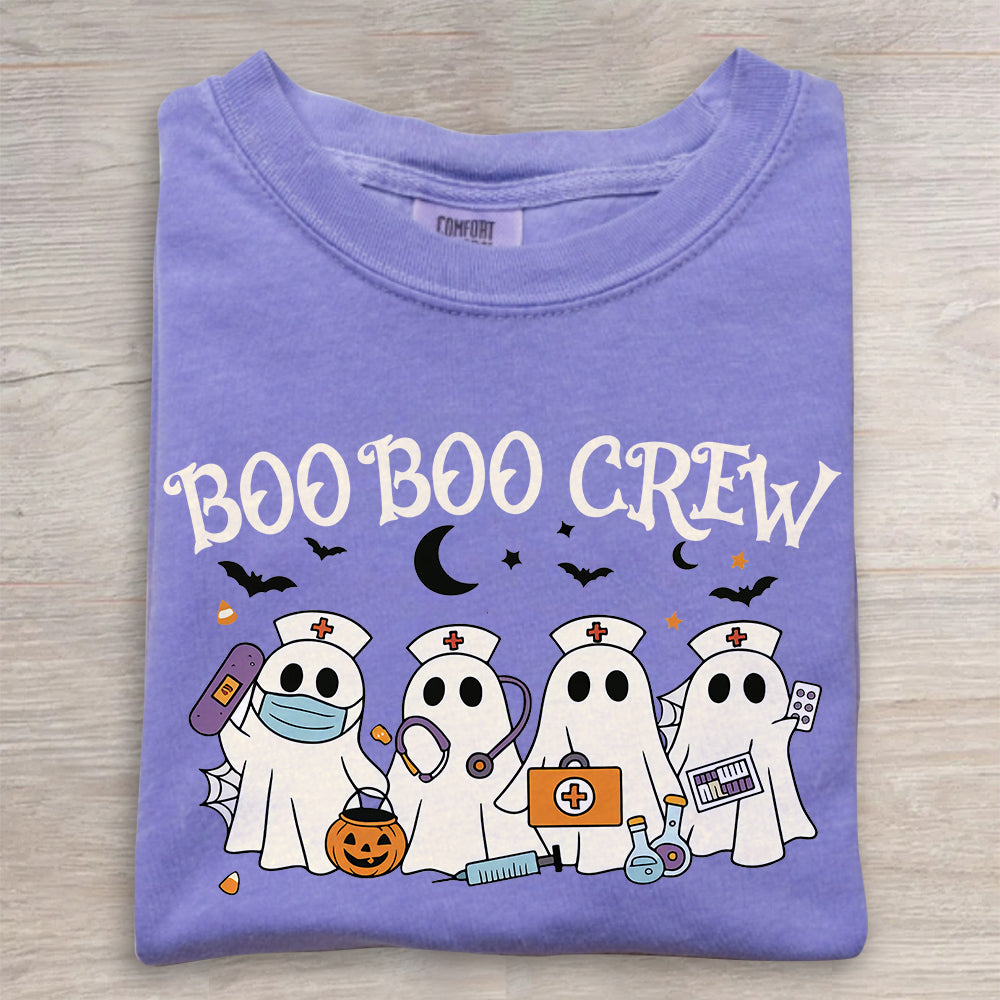 Halloween Nurse Shirt – Comfort Colors® Boo Boo Ghost Spooky Season Tee