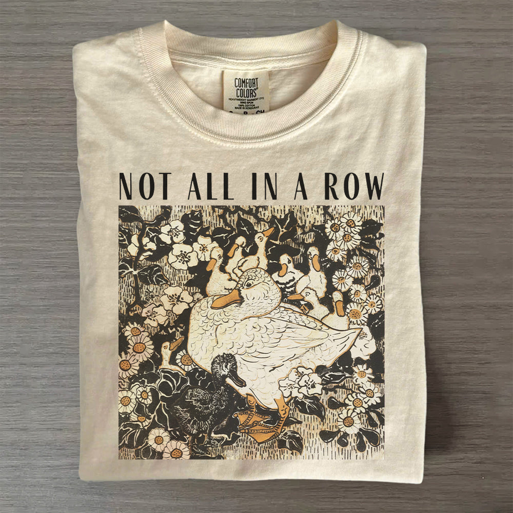 Comfort Colors® Ducks Not In A Row Retro Duck Shirt