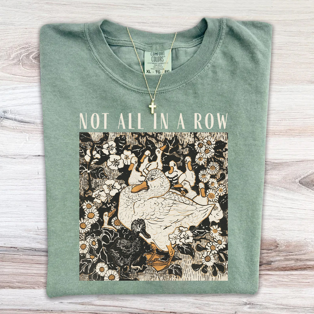 Comfort Colors® Ducks Not In A Row Retro Duck Shirt