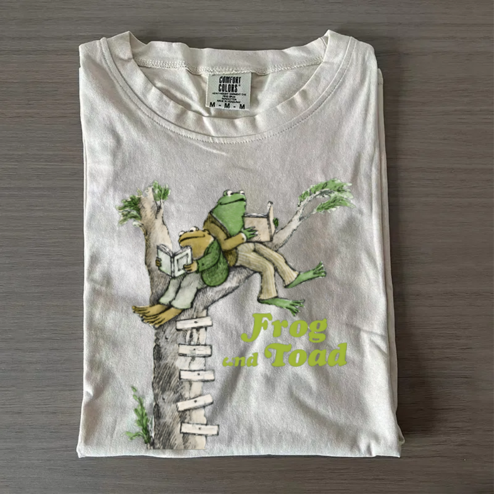 Frog and Toad Shirt – Classic Book Lover Gift Tee