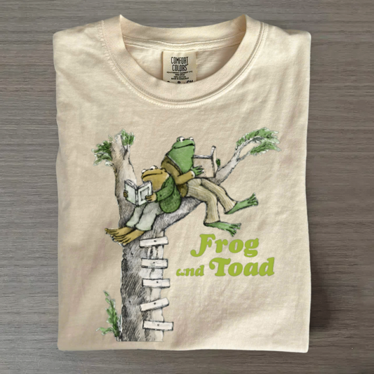 Frog and Toad Shirt – Classic Book Lover Gift Tee