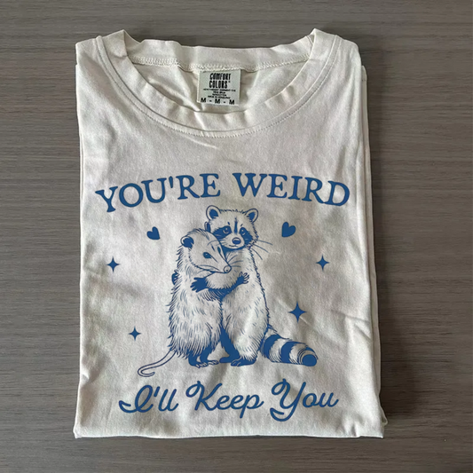 Weirdcore Raccoon Shirt – Funny Opossum Lover Tee
