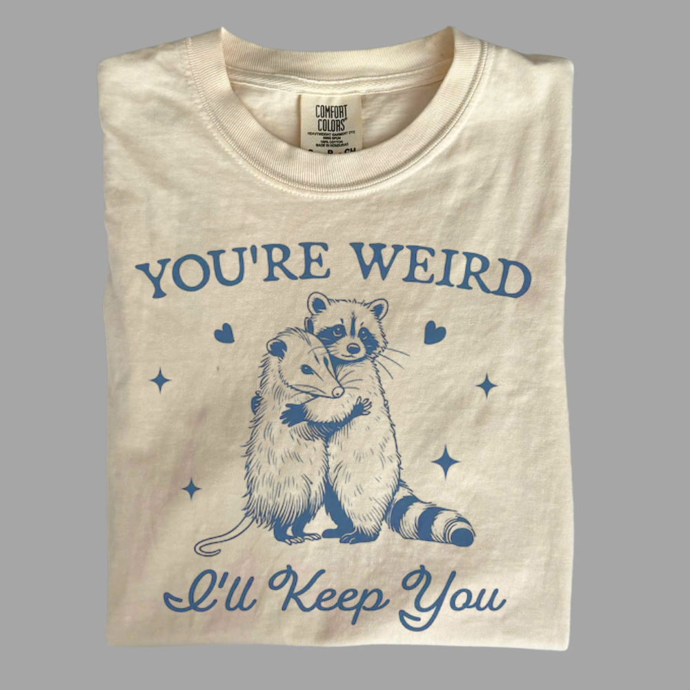 Weirdcore Raccoon Shirt – Funny Opossum Lover Tee