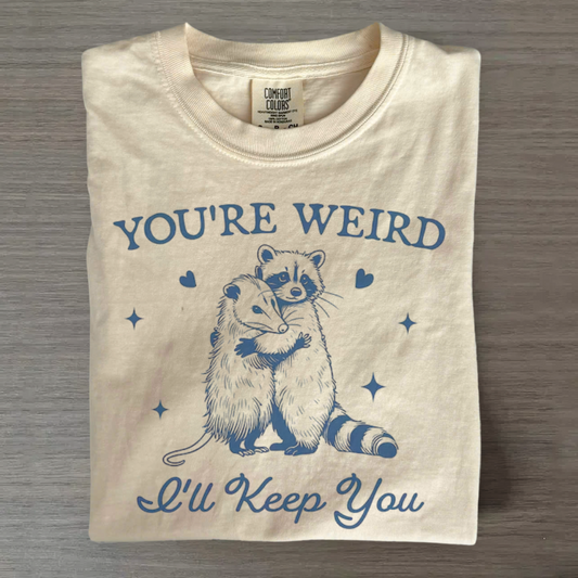 Weirdcore Raccoon Shirt – Funny Opossum Lover Tee