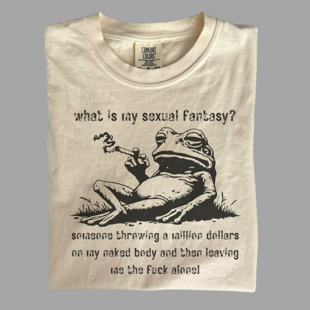 Sassy Frog Tee – Funny & Inappropriate Graphic Shirt