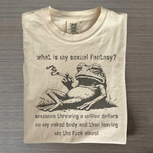 Sassy Frog Tee – Funny & Inappropriate Graphic Shirt
