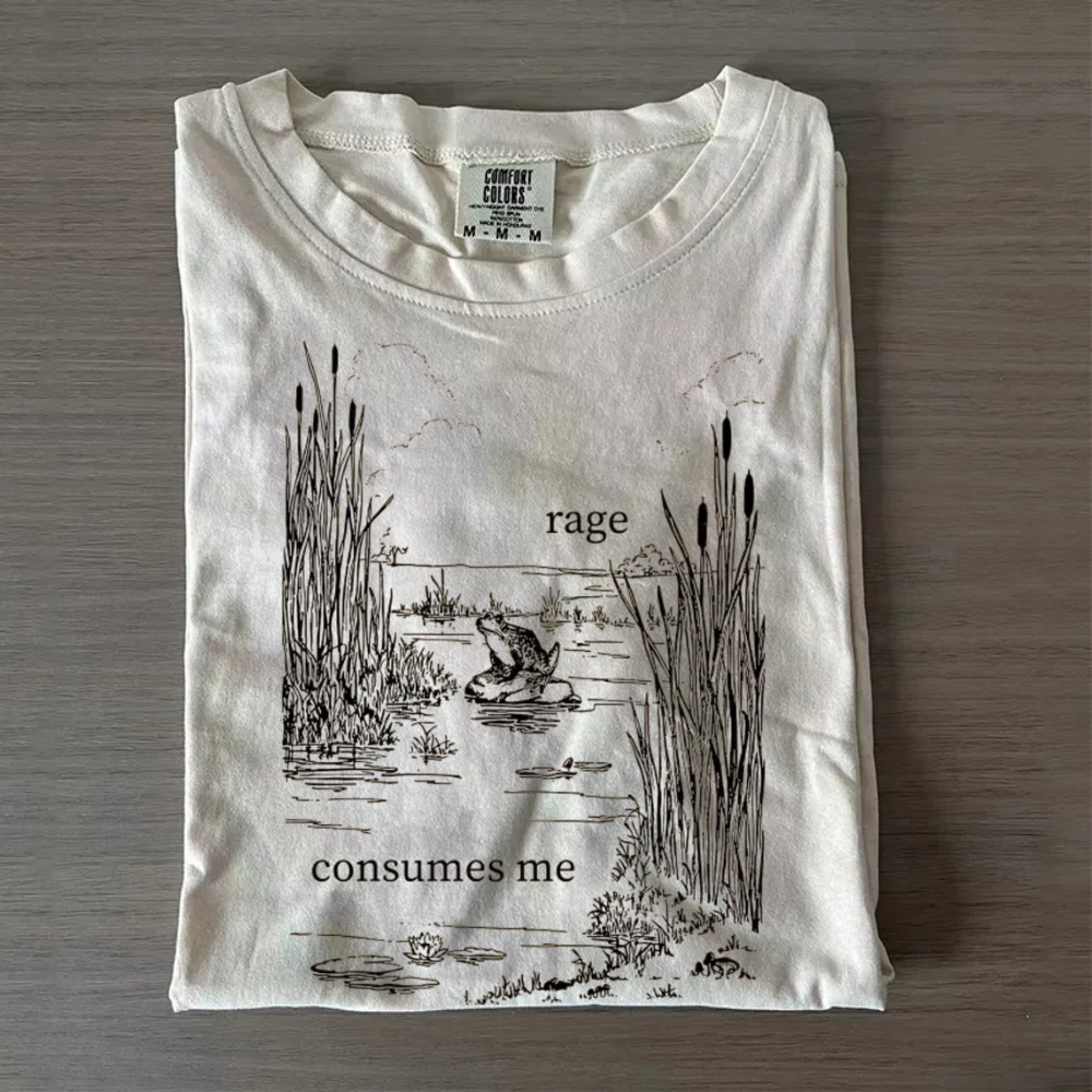 Rage Consumes Me Frog T-Shirt