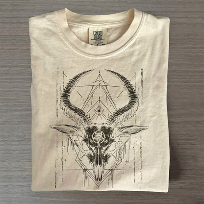 Baphomet Graphic Tee, Unisex Satanic Alt Shirt