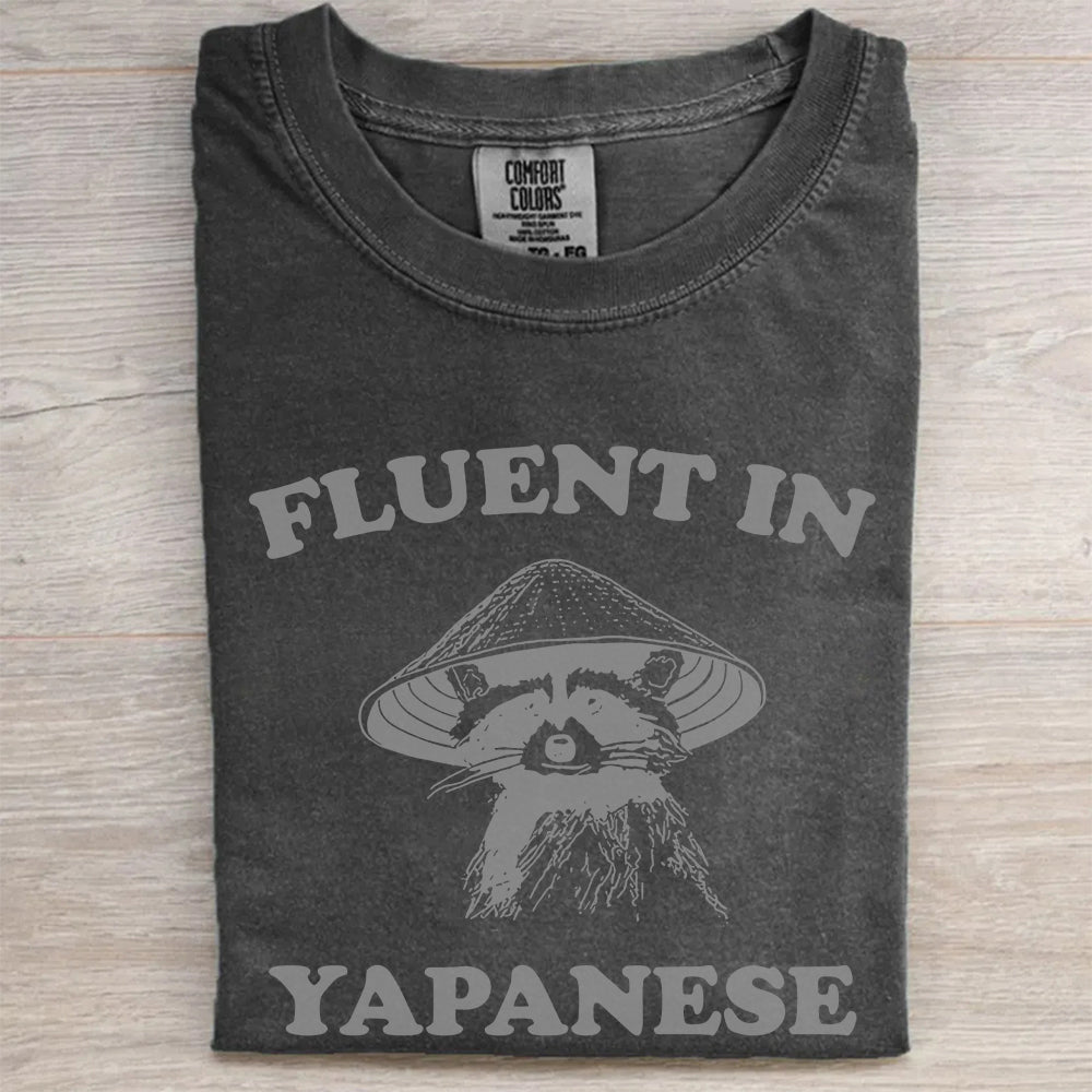 Fluent in Yapanese Graphic Tee- Anime Meme Shirt