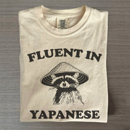 Fluent in Yapanese Graphic Tee- Anime Meme Shirt