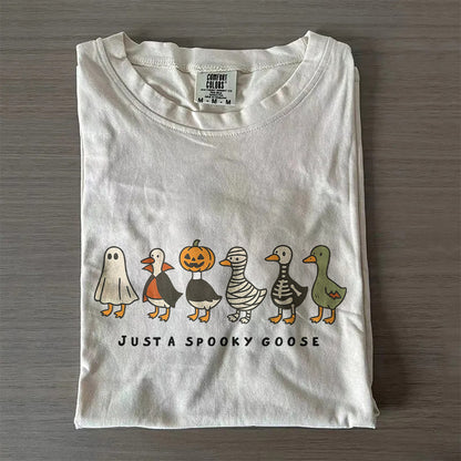 Funny Halloween Goose Shirt – Spooky Season Goose Tee