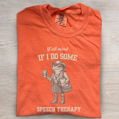 Comfort Colors Funny SLP T-Shirt, Speech Therapy Shirt, Gift for Speech Pathologist, SLP Shirt Gift