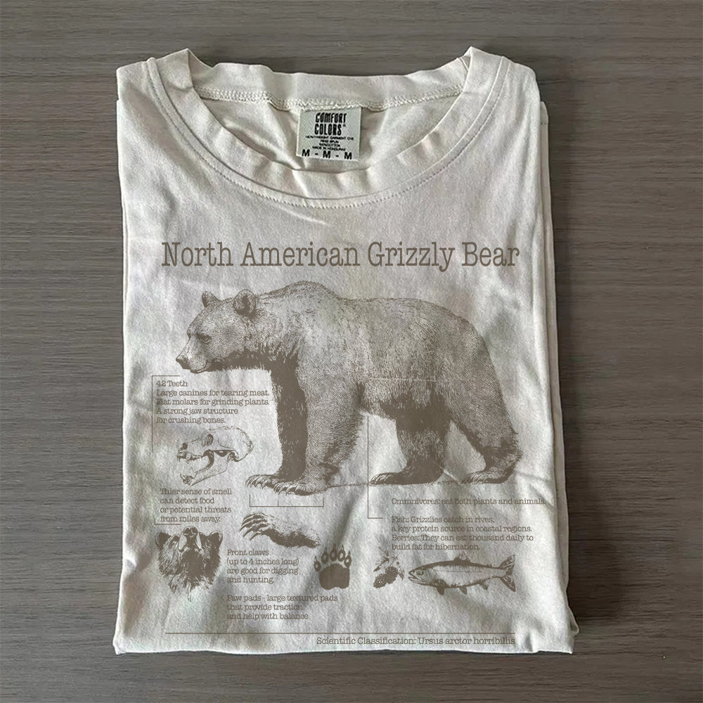 North American Grizzly Bear Shirt