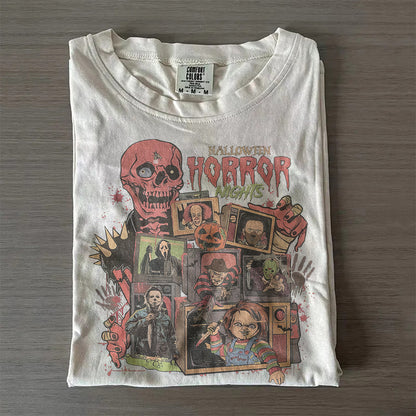 Horror Characters Tee – Universal Studios Halloween Shirt