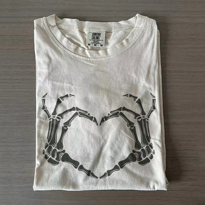 Skeleton Hand Top – Womens Spooky Season Halloween Outfit