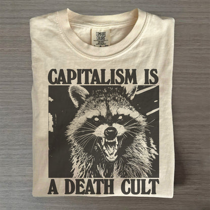 Ungovernable Raccoon Shirt – Funny Anti-Capitalist Vintage Tee