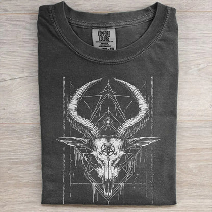 Baphomet Graphic Tee, Unisex Satanic Alt Shirt