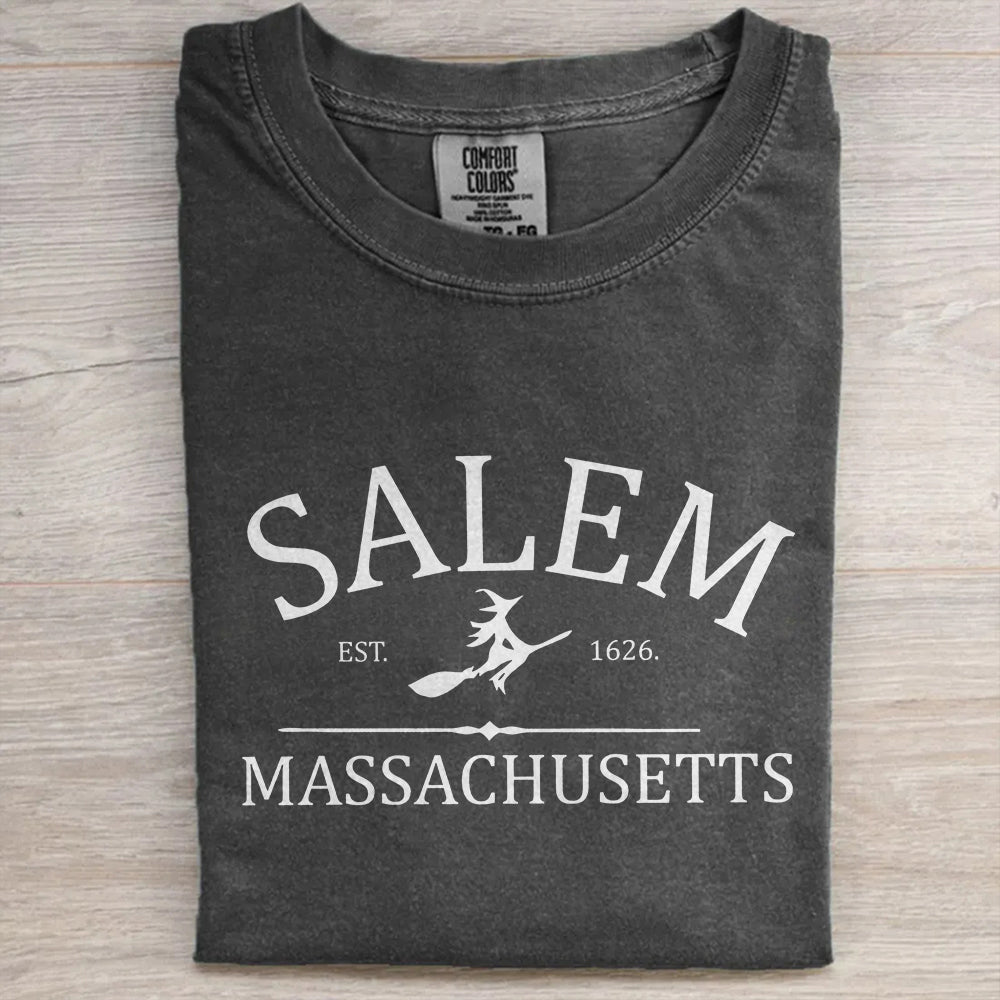 Spooky Salem Shirt for Her – Comfort Colors® Halloween T-Shirt
