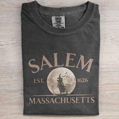 Spooky Season Comfort Colors® Halloween Tee- Salem Witch T-Shirt