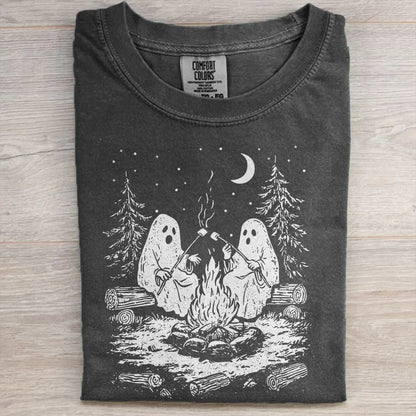 Trick or Treat Comfort Colors® Tee- Retro Ghost Shirt