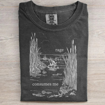 Rage Consumes Me Frog T-Shirt
