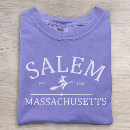 Salem Massachusetts Shirt – Vintage Witch City Tee
