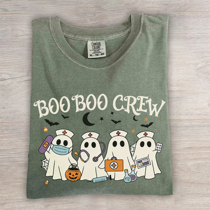 Halloween Nurse Shirt – Comfort Colors® Boo Boo Ghost Spooky Season Tee
