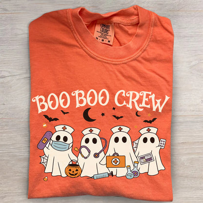 Halloween Nurse Shirt – Comfort Colors® Boo Boo Ghost Spooky Season Tee