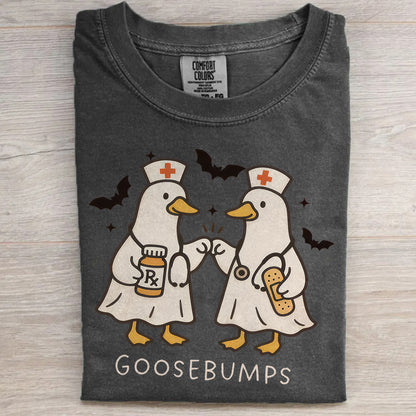 Spooky Goosebumps Nurse Shirt – Silly Goose Halloween NICU Tee