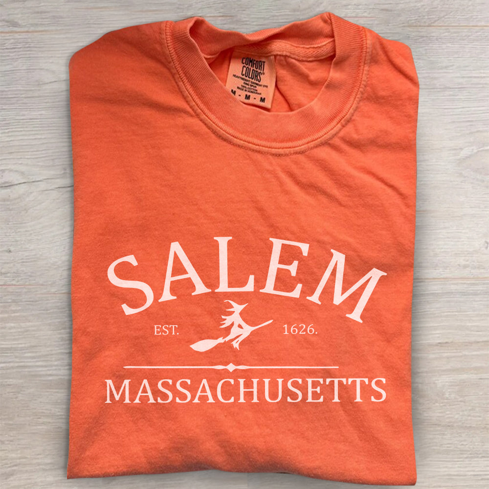 Salem Massachusetts Shirt – Vintage Witch City Tee