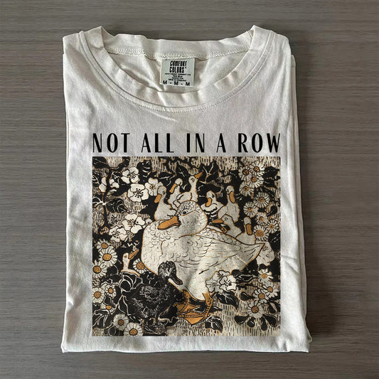 Comfort Colors® Ducks Not In A Row Retro Duck Shirt