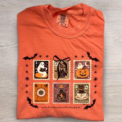 Retro Ghost Halloween Shirt – Comfort Colors® Fall Pumpkin Tee