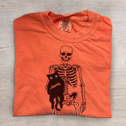 Unisex Orange T-Shirt – Minimal Solid Color Top