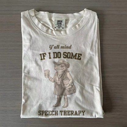 Comfort Colors Funny SLP T-Shirt, Speech Therapy Shirt, Gift for Speech Pathologist, SLP Shirt Gift