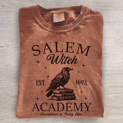 Salem Witch Academy Graphic Tee- Halloween Shirt