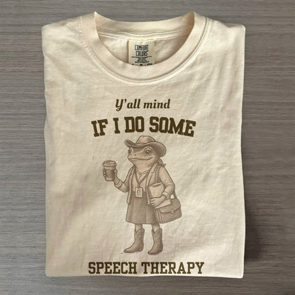 Comfort Colors Funny SLP T-Shirt, Speech Therapy Shirt, Gift for Speech Pathologist, SLP Shirt Gift