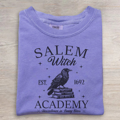 Salem Witch Academy Graphic Tee- Halloween Shirt