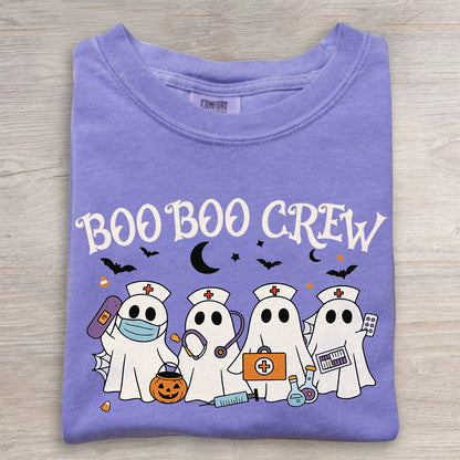 Halloween Nurse Shirt – Comfort Colors® Boo Boo Ghost Spooky Season Tee