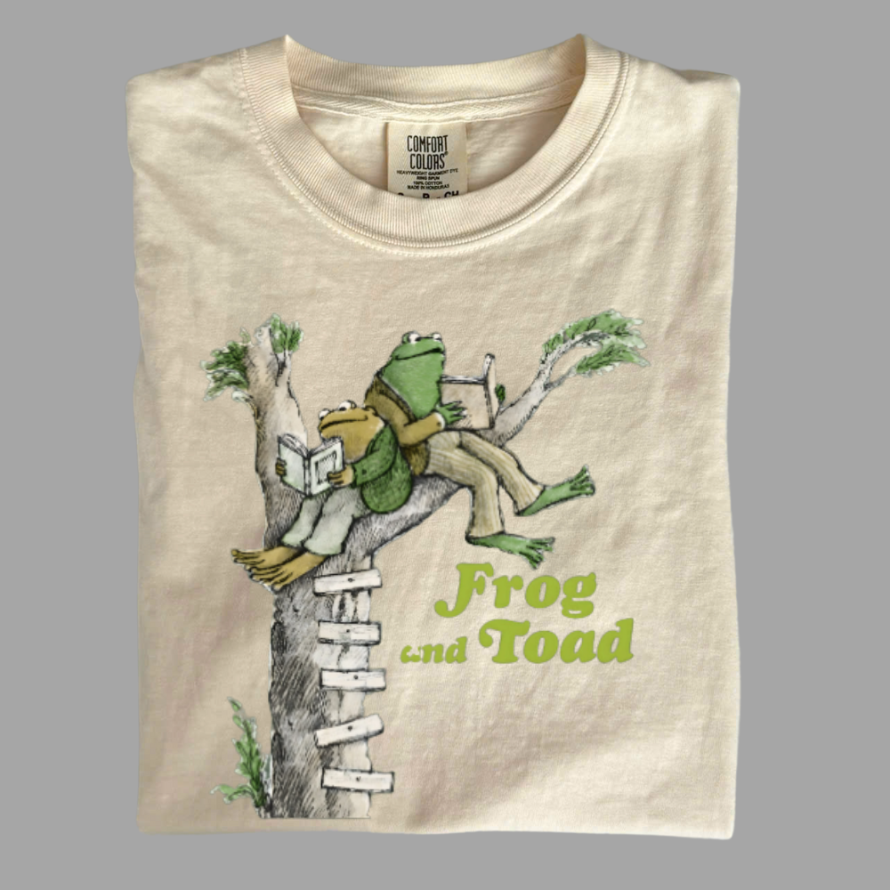 Frog and Toad Shirt – Classic Book Lover Gift Tee