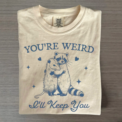 Weirdcore Raccoon Shirt – Funny Opossum Lover Tee